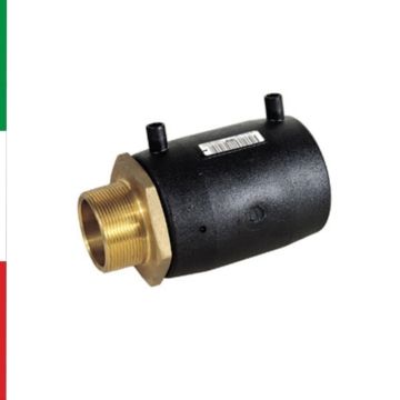 Raccordo PE-Ottone Maschio PN16 Manicotto Elettrosaldabile Per Acqua Potabile
