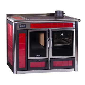 Termocucina a Legna 14,7 Kw KLOVER ALTEA 110 PLUS Con Forno