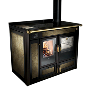Termocucina a Legna 14,7 Kw KLOVER ALTEA 110 COUNTRY Con Forno