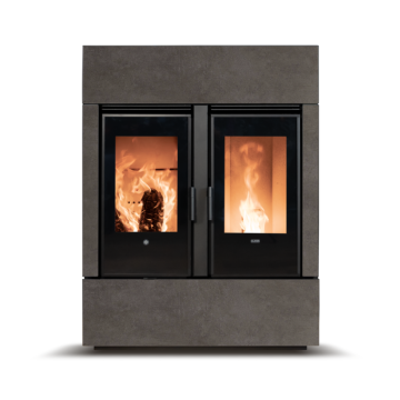 Stufa Legna-Pellet 7,8 Kw KLOVER DUAL AIR Policombustibile
