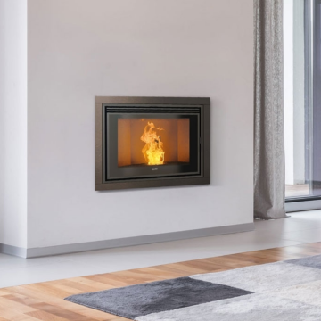 Inserto a Pellet Canalizzabile 8,6 Kw KLOVER MONO 1000 MULTI AIR Da Incasso