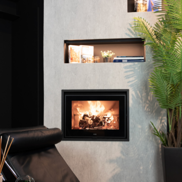 Inserto a Legna 8,1 Kw KLOVER STARBOX 650 Caminetto Da Incasso