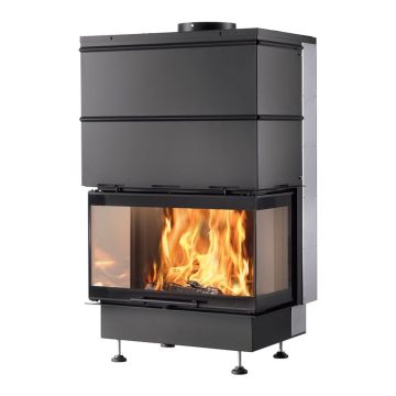 Caminetto a Legna 16,9 Kw MONTEGRAPPA TECH 3 Ad Aria Trifacciale