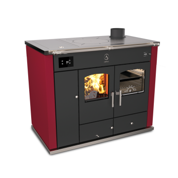 Termocucina a Legna CARINCI GEMMA 30 Kw Con Forno in Refrattario