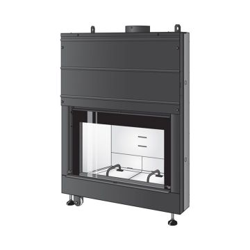 Caminetto a Legna 15/17 Kw MONTEGRAPPA LIGHT 02 N/V Ad Aria