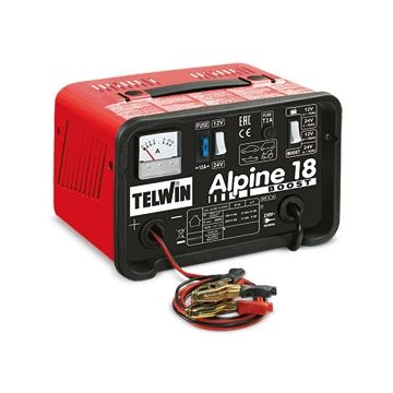 Caricabatterie Batterie Elettrolita Libero TELWIN ALPINE 18 BOOST 12-24V