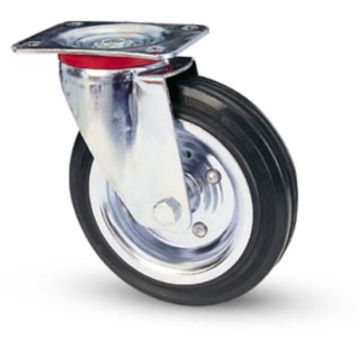 Ruota AVO 80 da 80 in Gomma Supporto Medio Girevole
