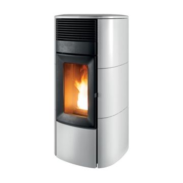 Stufa a Pellet Idro 17,7 Kw MCZ CLUB Hydromatic 18 M2 Rivestimento Ceramica