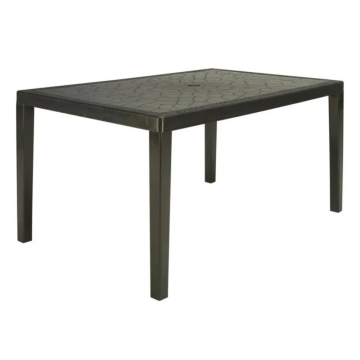 Tavolo Da Giardino GRANDSOLEIL GRUVYER 90x150 H.75 Antracite