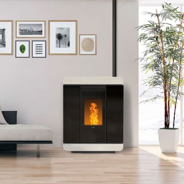 Stufa a Pellet Canalizzabile 8,9 Kw KLOVER DIVA MULTI AIR Ventilata