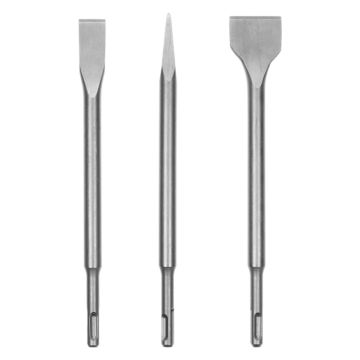 Scalpelli KWB Attacco SDS-PLUS In Acciaio Kit 3 Pz Varie Misure 