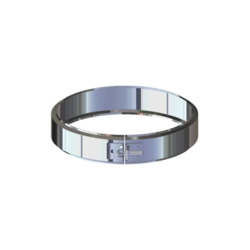 Fascetta Di Bloccaggio Da 80 a 300 mm Coprigiunto Canna Fumaria Acciaio Inox 304