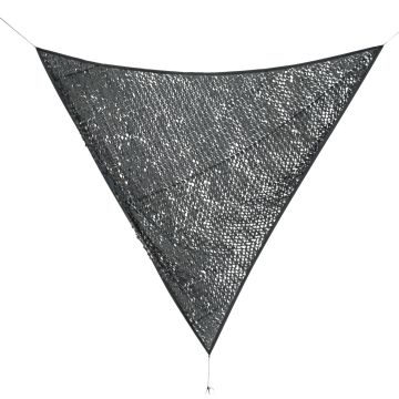 Vela Ombreggiante Bizzotto Moon Grigio Scuro 3,6x3,6m