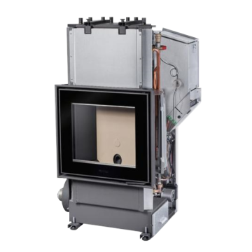 Termocamino a Pellet 30,3 Kw PIAZZETTA MP 973 TH ACS Vaso Chiuso