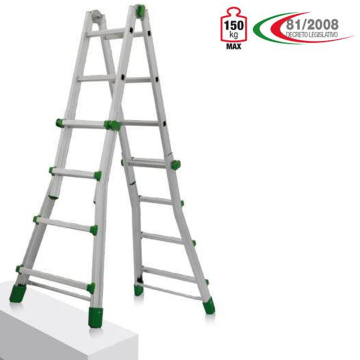 Scala FACAL BK/3 EUROBRIKO 16 In Alluminio Mt. 5,50