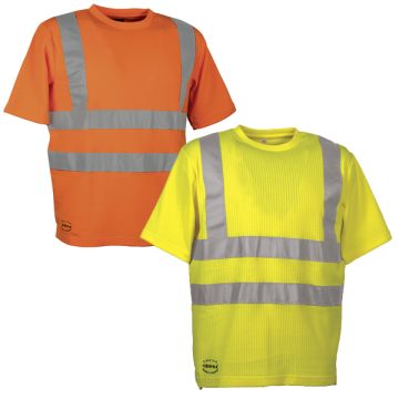 T-shirt Da Lavoro COFRA ALERT Maglietta Fluo Ad Alta Visibilità In Diverse Colorazioni