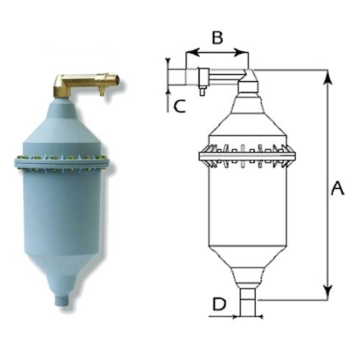 Alimentatore Aria LUISE MAXI 4000 Lt. Per Autoclave Cod.150.3000