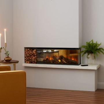 Caminetto Elettrico MAISONFIRE ALISA 87 Fiamma a Led