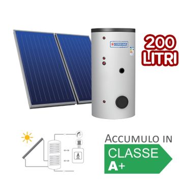 Sistema termico Cordivari B2 CLASSE A++ 200L 1X2,5MQ CIRCOLAZIONE FORZATA DOPPIO SCAMBIATORE