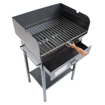 Barbecue A Carbone Livorno Da Esterno In Acciaio Verniciato Codice BA2 Griglia 50x37