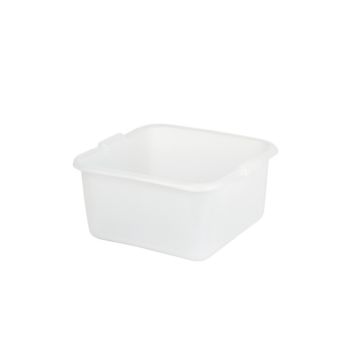 Bacinella Quadrata 32x32 Conca Alimentare Bianca