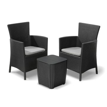 Set Giardino Balcone KETER IOWA BALCONY Salottino Da Esterno