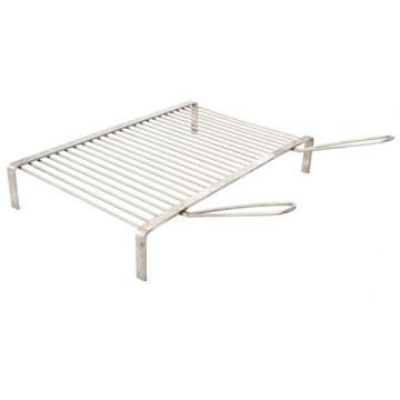 Griglia Barbecue Cruccolini Amiata 60x37 Acciaio Inox Piedini BG92X