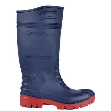 Stivali da Lavoro COFRA TYPHOON BLUE/RED S5 SRC 36-48 NI-BOOTS TYPHOON
