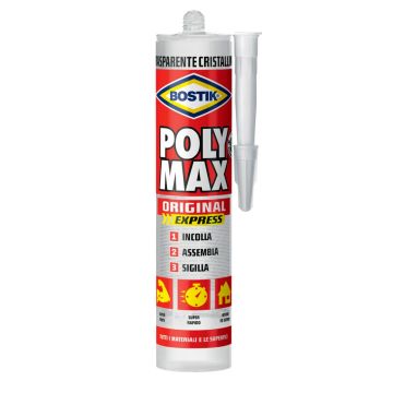 Bostik Poly Max Original Express Trasparente 6308187 Sigillante Adesivo 300g