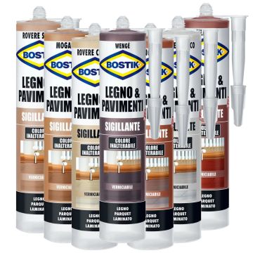 Sigillante Bostik Legno Pavimenti Parquet Colori Vari Trattabile Verniciabile