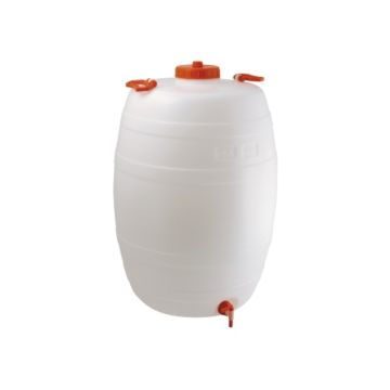 Fustino 100 Litri Botticella Alimentare Tanica Con Rubinetto