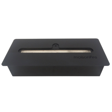 Bruciatore 40 Inox Nero a Bioetanolo MAISONFIRE 2,5 Lt Libero Posizionamento