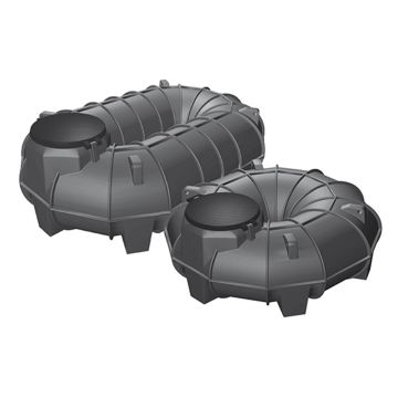 Serbatoio Acqua da Interro Corrugati ROTOTEC CANOTTO CI3500 Litri 3500