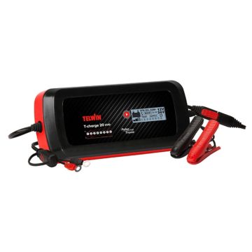 Caricabatterie TELWIN T-CHARGE 20 EVO Mantenitore di Carica Tester 