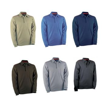Polo Maniche Lunghe Da Lavoro COFRA CLASSIC Maglietta In Diverse Colorazioni
