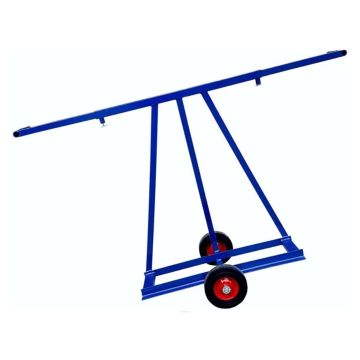 ALLINOX Carrello Portalastre Leggero Da Cantiere Trasportino Lastre 2 Ruote