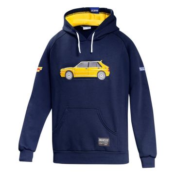 Felpa Sportiva SPARCO HOODIE Delta HF Integrale Con Cappuccio In Cotone