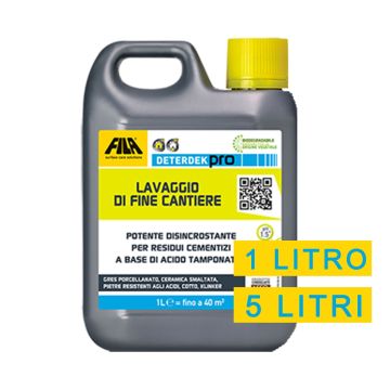 Disincrostante Marmo FILA DETERDEK PRO 1 Lt o 5 Lt Cotto Gres Porcellanato