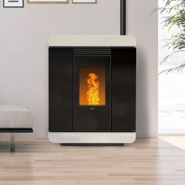 Stufa a Pellet Ad Aria 8,9 Kw KLOVER DIVA AIR Ventilata