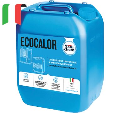 Combustibile per Stufe Liquido Savichem Ecocalor 18 litri TAPPO BLU Idrocarburico 