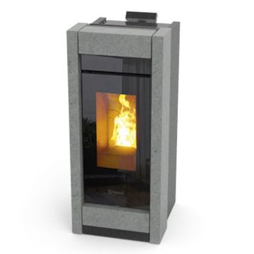 Stufa a Pellet ad Aria Canalizzabile 11,8 Kw THERMOROSSI ESSENZA Stone Plus