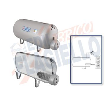 Cordivari Bollitore Polywarm Extra 1 WXC OR da 200 a 5000 con 1 Scambiatore Estraibile in Acciaio INOX 316L per produzione di Acqua Calda Sanitaria a Coibentazione Morbida Smontabile