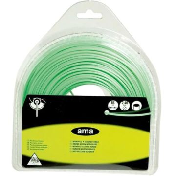 Filo AMA Decespugliatore Tondo Diametro 2,4mm 86 metri