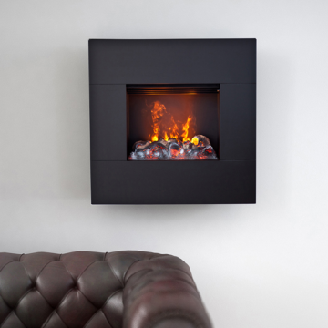 Caminetto Elettrico ad Acqua MAISONFIRE FUMETTO NERO a Parete