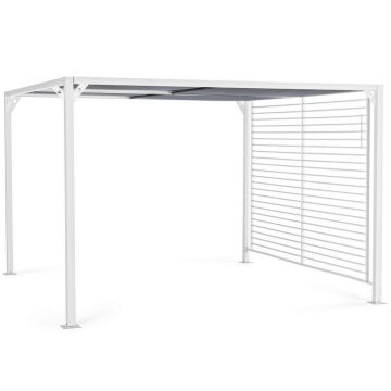 Gazebo Giardino In Alluminio Bianco BIZZOTTO NOAH 3x3,6