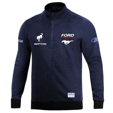 Felpa Sportiva SPARCO HALF ZIP Ford Performance Maglione In Cotone