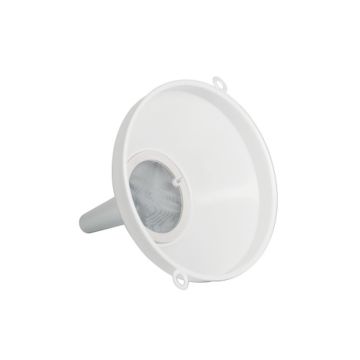 Imbuto Per Alimenti D.22 Con Porta Filtro Bianco