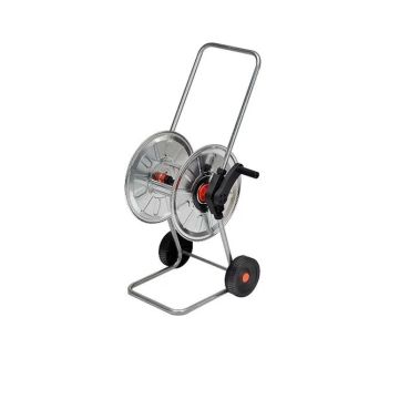 Carrello Avvolgitubo 50 Metri In Acciaio Zincato AGRATI ART.210
