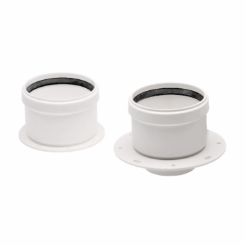 Kit Condotti Separati 80-80 mm Canna Fumaria In Plastica PPs Unical