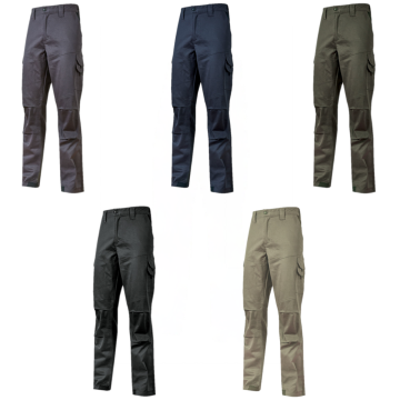 Pantaloni Da Lavoro U-Power GUAPO In Cotone Elasticizzato